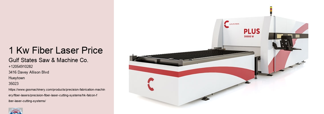 1 Kw Fiber Laser Price