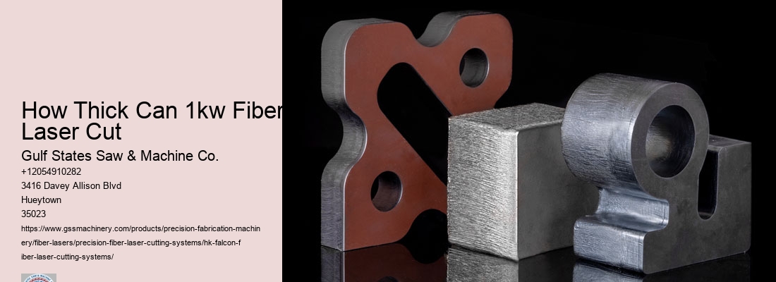 How Thick Can A 30w Fiber Laser Cut