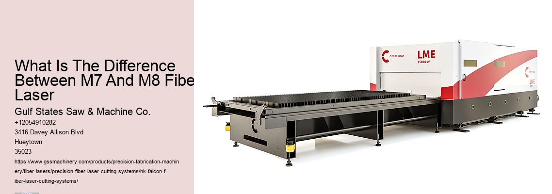 What Is The Difference Between M7 And M8 Fiber Laser